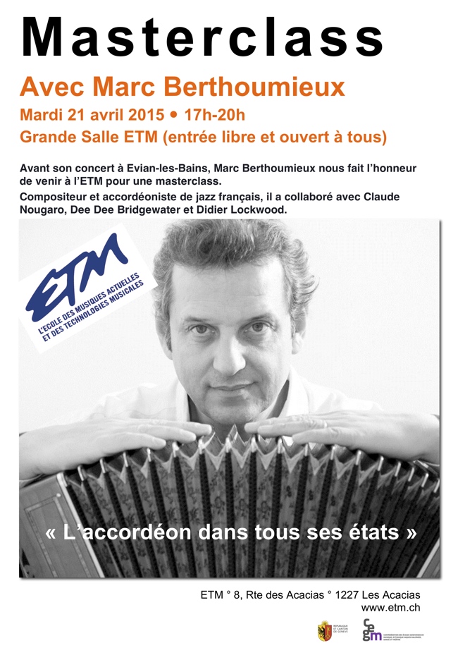 MasterClass ETM Geneve 2015