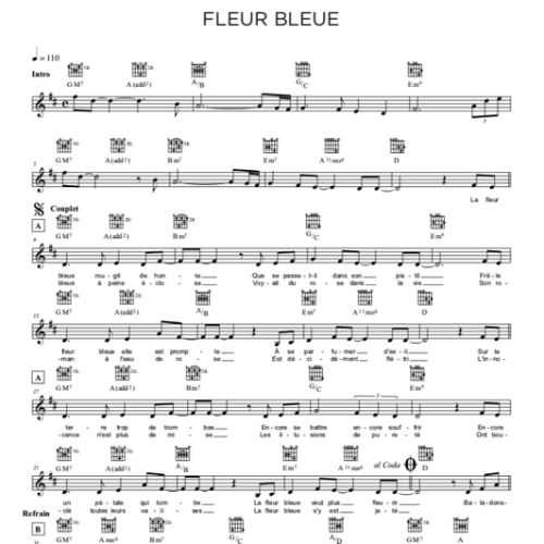 Extrait Fleur Bleue